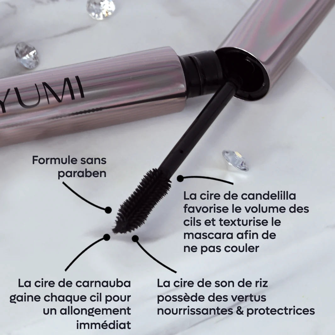 Mascara magnificence noir - Effet Push-up - Vegan