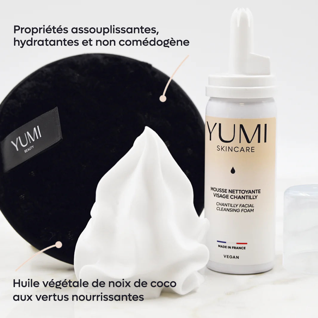 Mousse nettoyante visage chantilly - Éclat & douceur - 50 ml