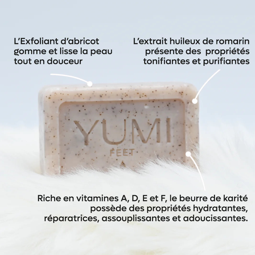 Savon exfoliant pieds - 75 g