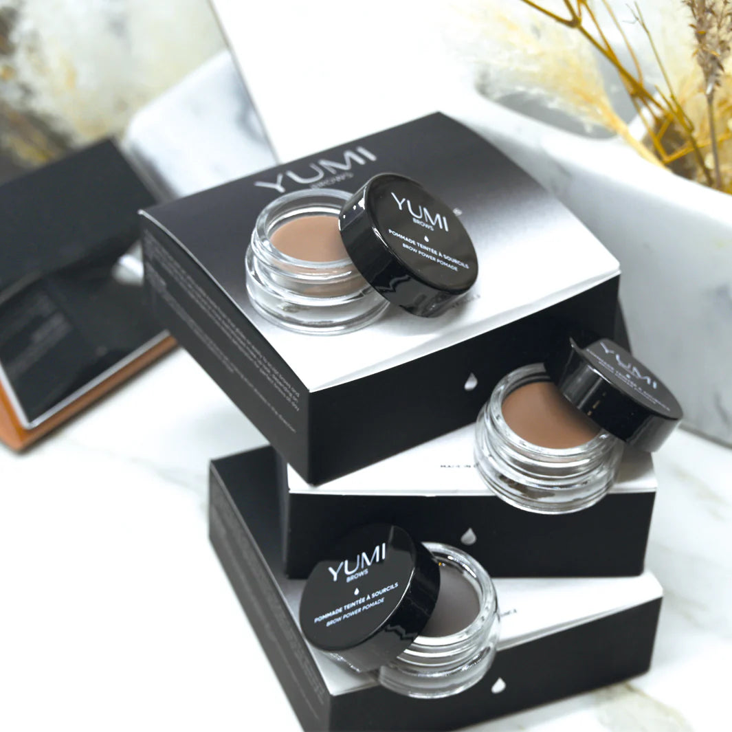 Pommade teintée à sourcils - Châtain foncé - 5g