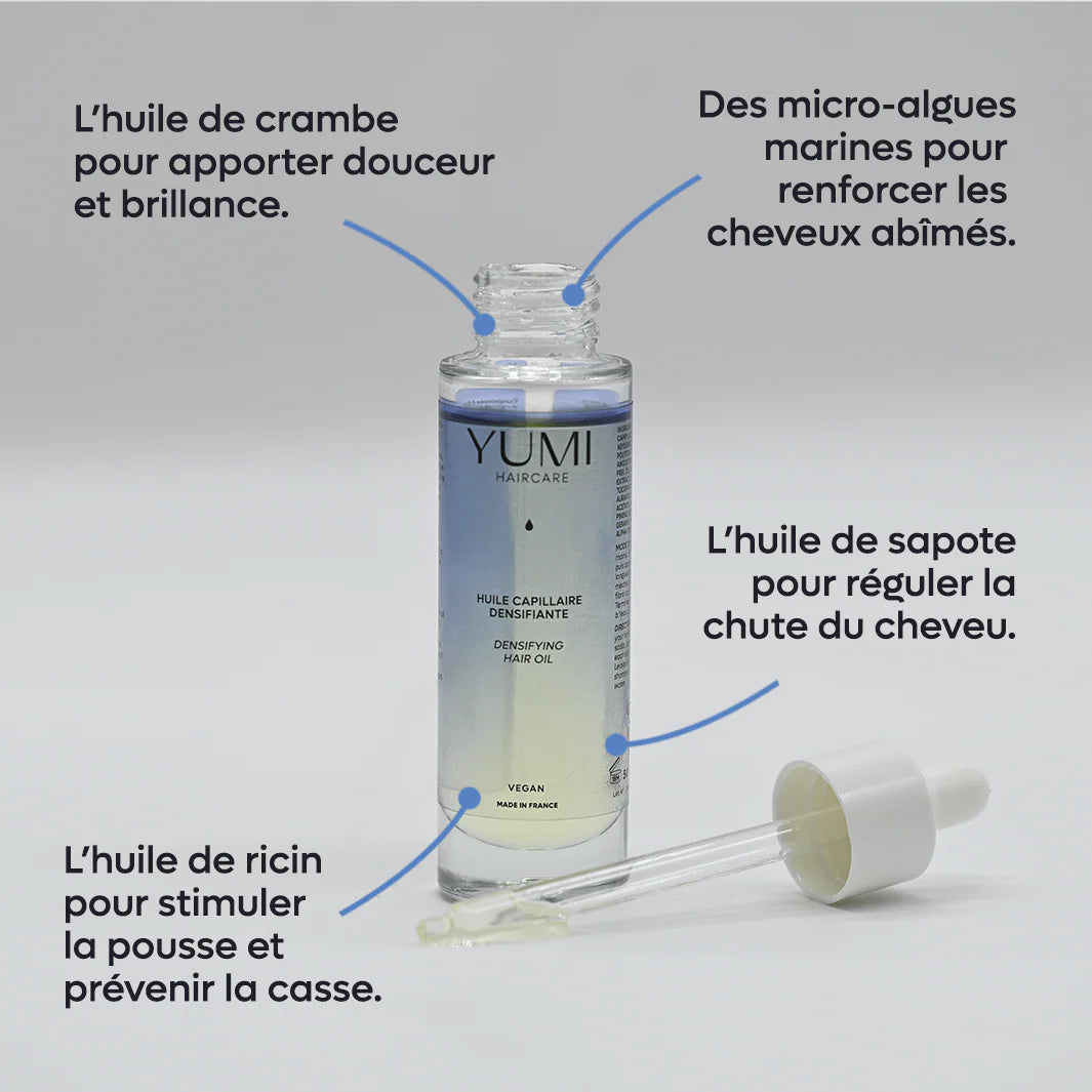 Huile capillaire densifiante 100% naturelle – Anti-chute & pousse cheveux - 50 ml
